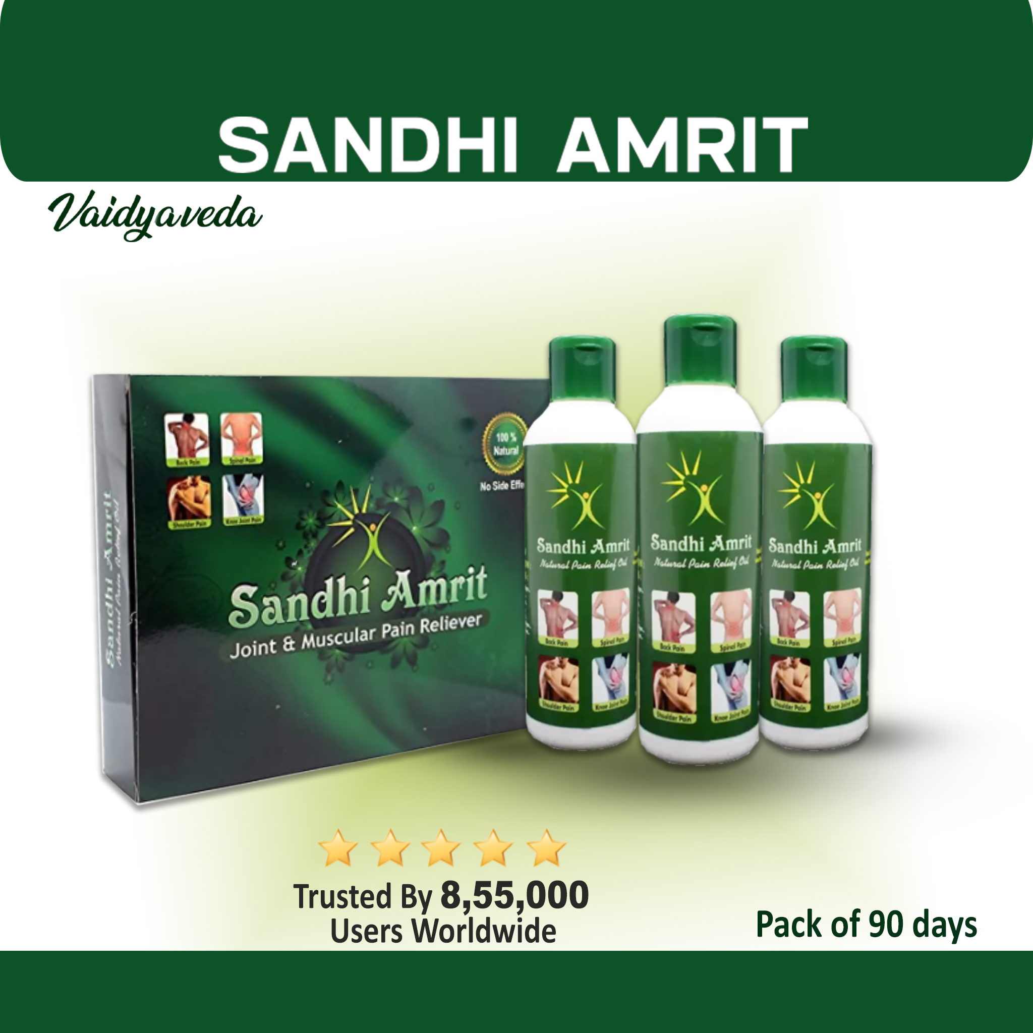 Sandhi Amrit || The Natural Ayurvedic Joint and Muscular Pain Reliever Oil || The Trusted Ayurvedic Solution