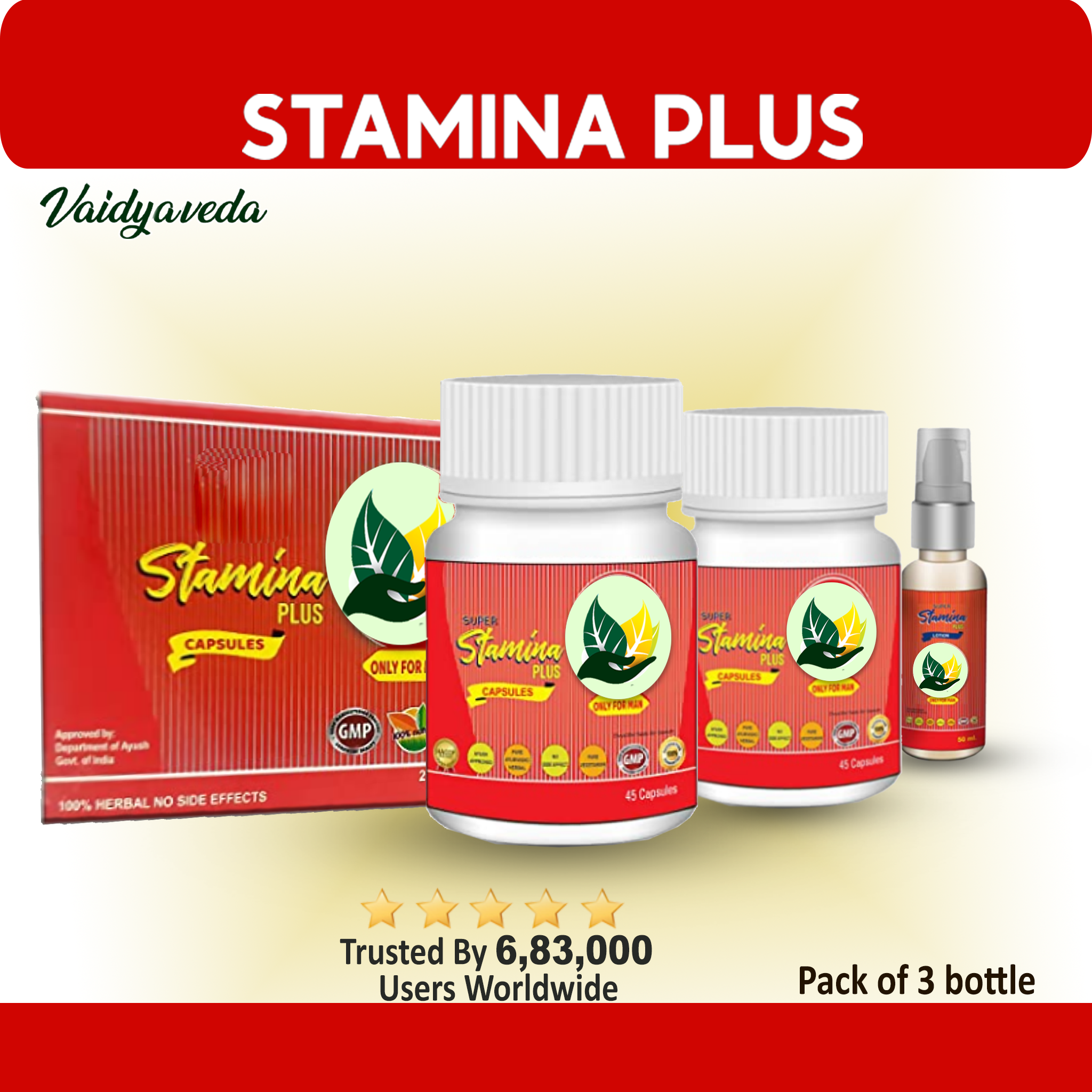 STAMINA PLUS | Natural Ayurvedic Supplement for Enhanced Vitality & Endurance
