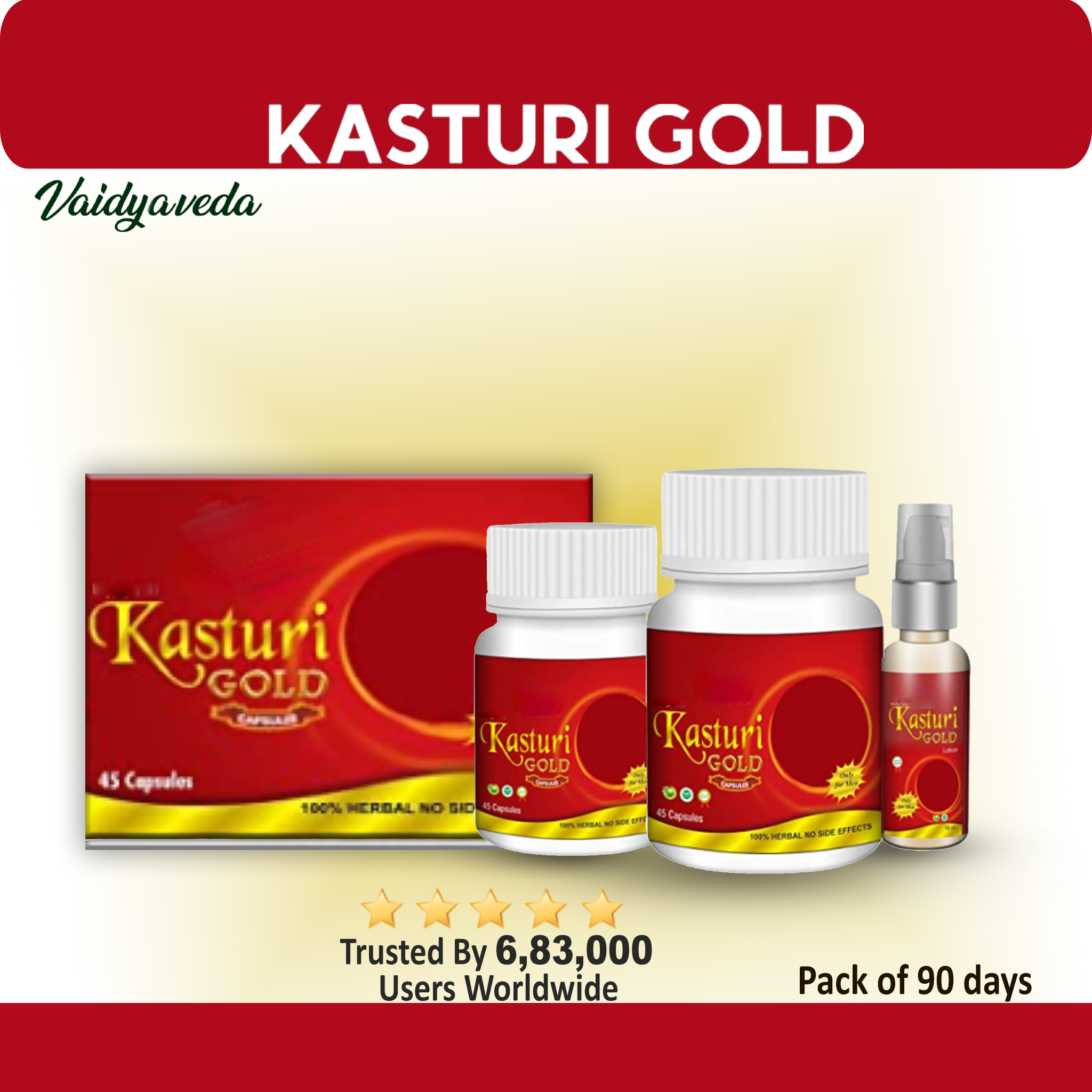 KASTURI GOLD : A Holistic Ayurvedic Remedy for Vitality, Balance & Confidence!