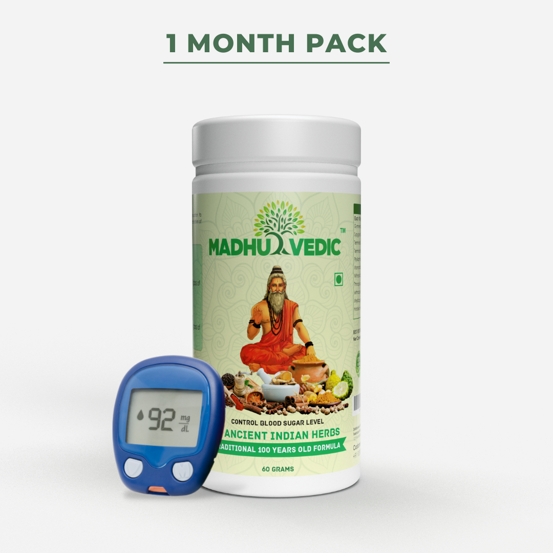 Madhuvedic: Ayurvedic Medicine to Control Diabetes & Blood Sugar Levels (Ministry of Ayush Approved)