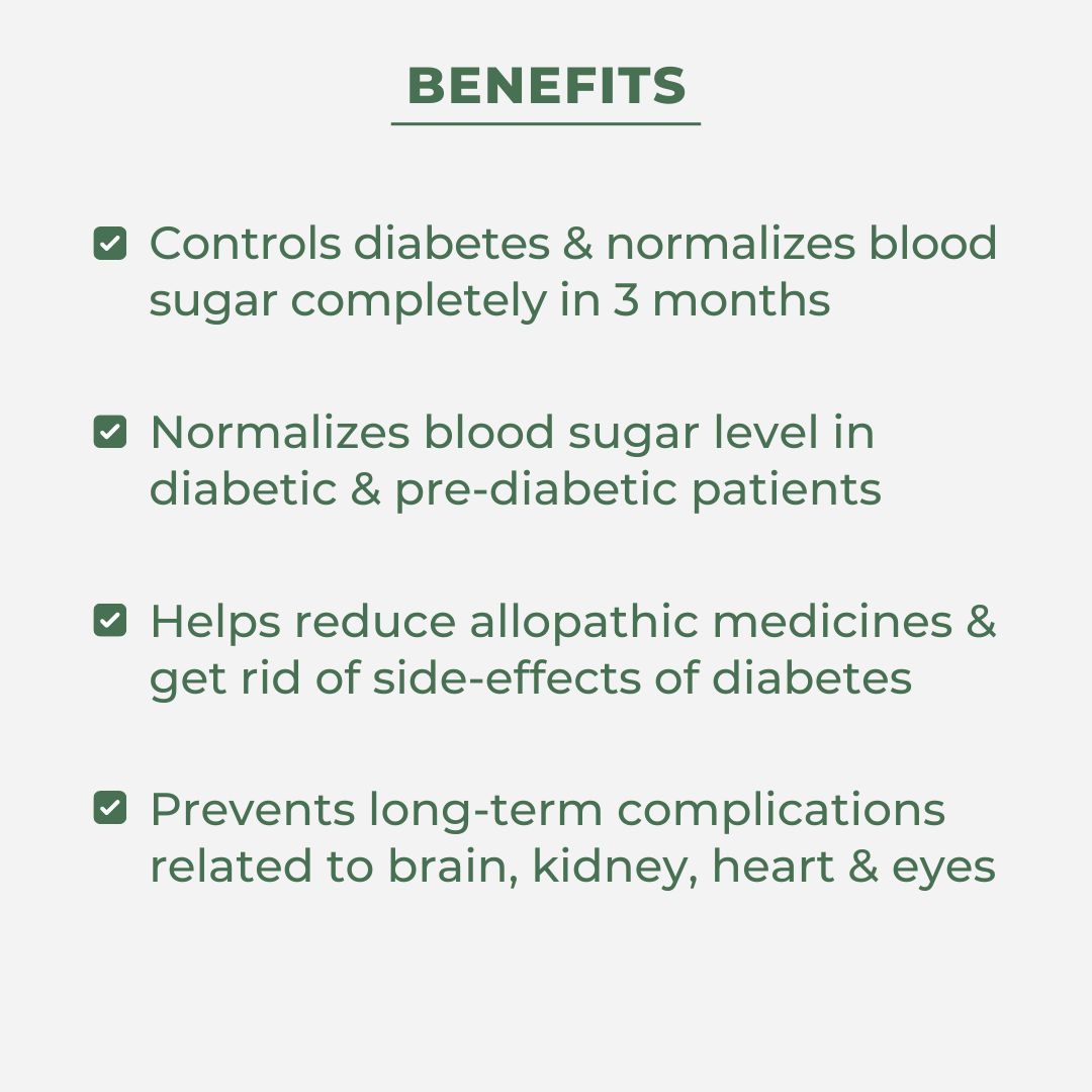 Madhuvedic: Ayurvedic Medicine to Control Diabetes & Blood Sugar Levels (Ministry of Ayush Approved)