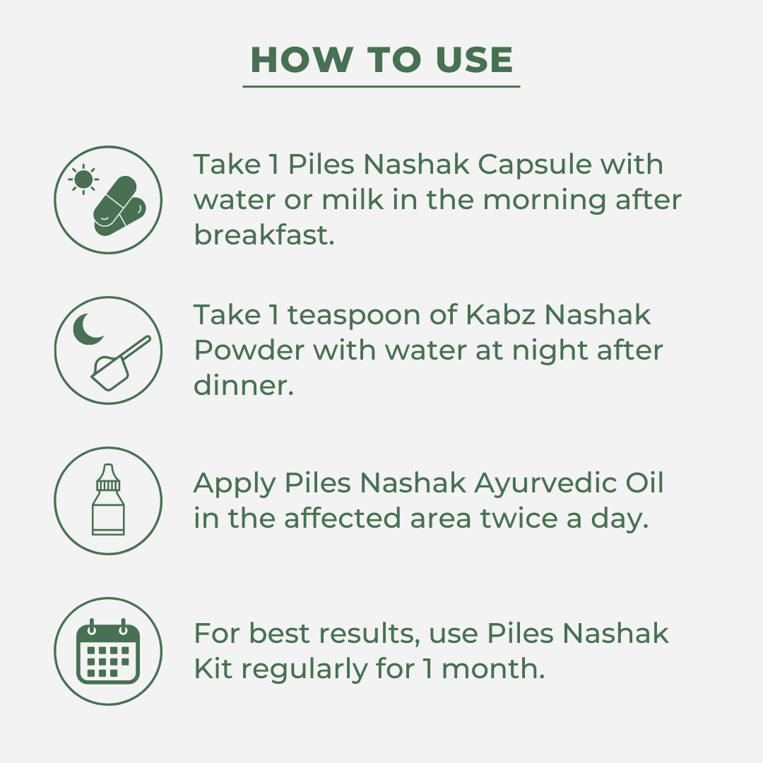 Piles Nashak: Ayurvedic Medicine For Piles, Fissure & Fistula (Ministry of Ayush Approved)