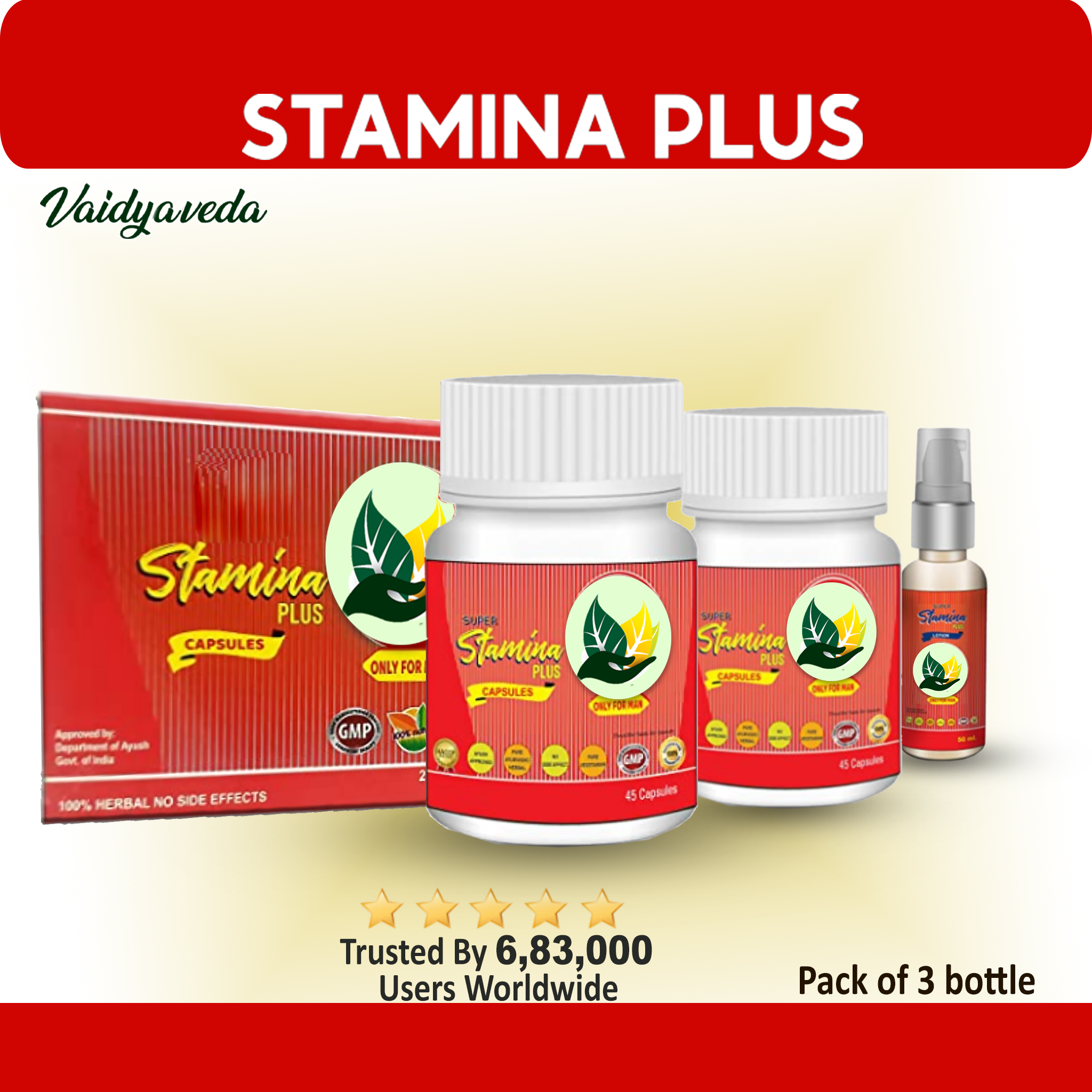 STAMINA PLUS : Unleash Your Inner Energy, The Natural Ayurvedic Supplement for Enhanced Vitality